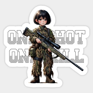 Sniper Girl Sticker